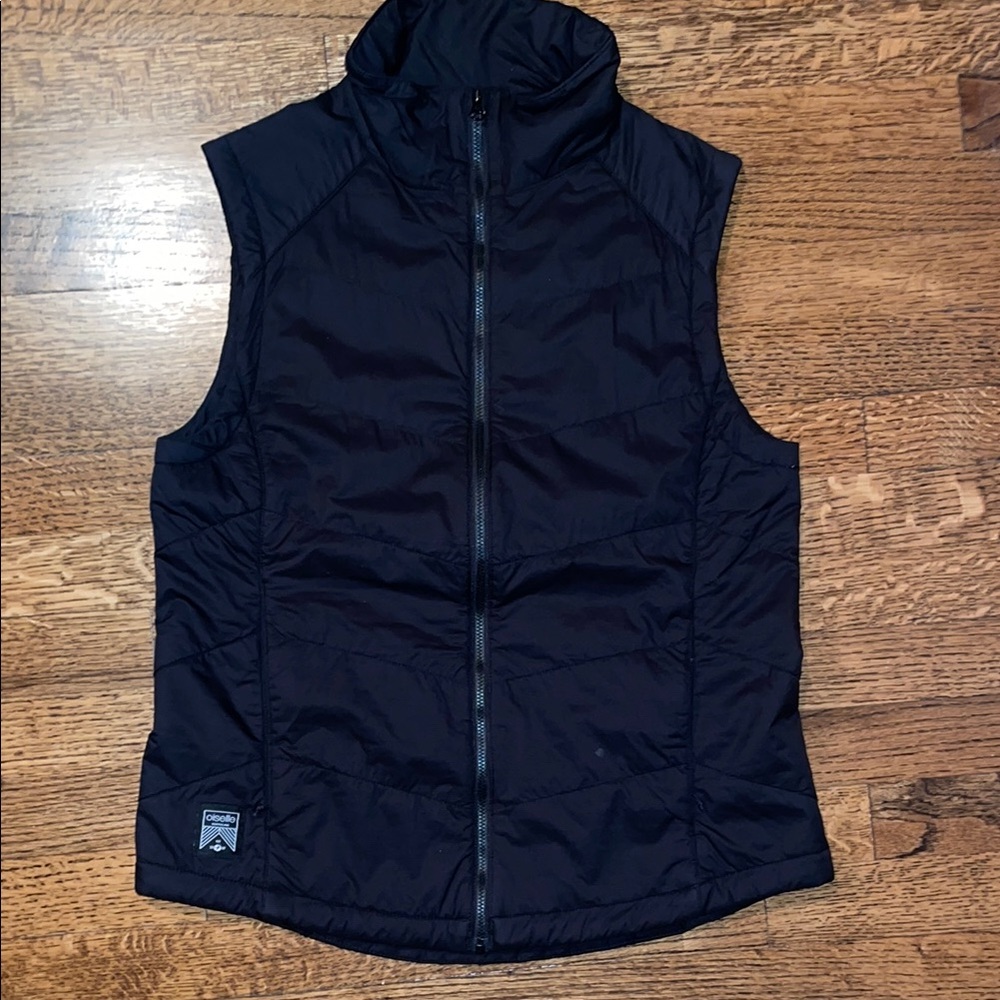 Oiselle Black Quilted Vest women’s size medium